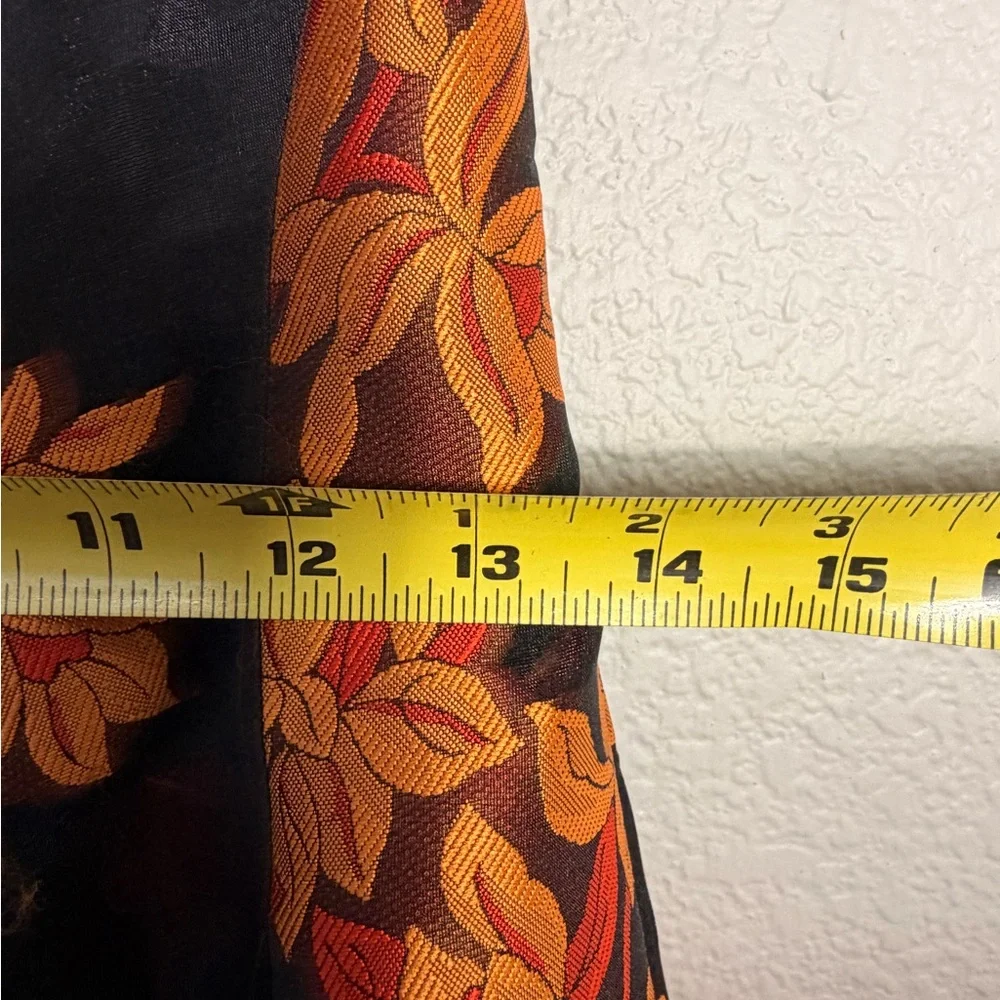 ZacPosen Black and Orange Embroidered Dress - Picture 2 of 9